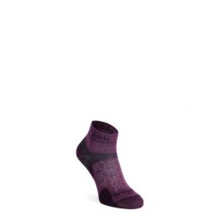 Skarpety biegowe damskie Bridgedale Trail Run Ultralight Zero Merino Sport Low. Fioletowe skarpetki Bridgedale, bez wzorów. Za 76.99 zł.