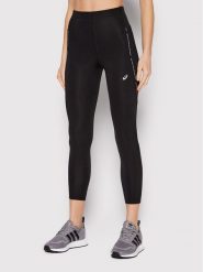 Asics Legginsy Race 2012C347 Czarny Slim Fit. Czarne legginsy ASICS, bez wzorów, z syntetyku, sportowe. Za 179.99 zł.