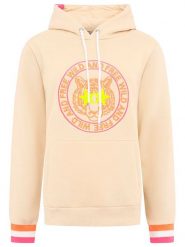 Zwillingsherz Bluza w kolorze brzoskwiniowym rozmiar: L. Pomarańczowe bluzy Zwillingsherz, l, bez wzorów, bez ramiączek, z kapturem. Za 176.50 zł.
