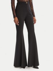 PINKO Spodnie materiałowe 105705 A24C Czarny Regular Fit. Czarne spodnie materiałowe Pinko, bez wzorów, z materiału. Za 999.99 zł.