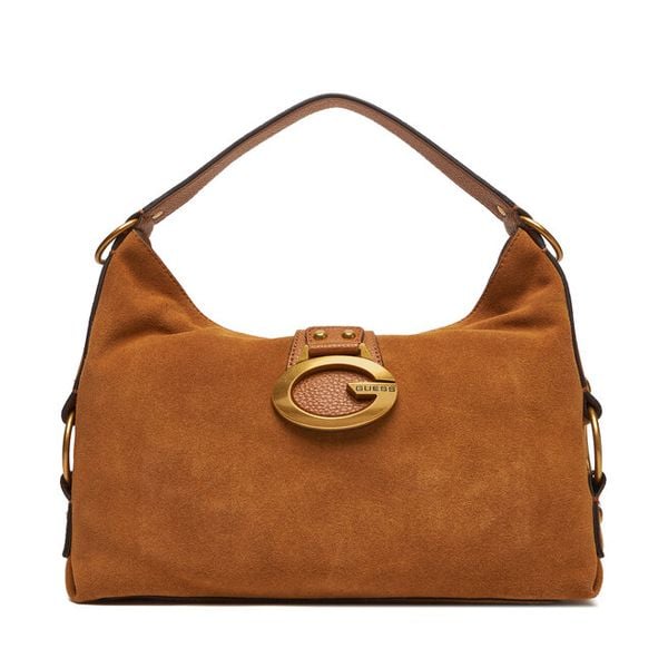 Torebka Guess. Brązowe torebki klasyczne Guess, z aplikacjami, klasyczne, bez dodatków. Za 799.99 zł.