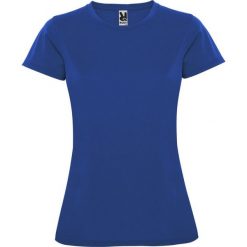 Damska Koszulka Sportowa Montecarlo Z Krótkim Rękawem. Niebieskie t-shirty sportowe ROLY, xl, bez wzorów, bez ramiączek, trekkingowe. Za 33.99 zł.