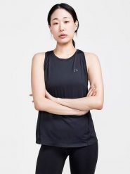Craft Top sportowy "ADV Hit" w kolorze czarnym rozmiar: M. Czarne topy sportowe Craft, m, bez wzorów, z materiału, outdoorowe. Za 82.99 zł.