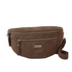 Zamszowa nerka damska Barberinis - Beżowa ciemna. Brązowe nerki i saszetki Barberinis, bez wzorów, ze skóry, eleganckie, bez dodatków. Za 128.99 zł.