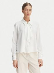 Rinascimento Koszula CFC0127637003 Biały Regular Fit. Białe koszule Rinascimento, xs, bez wzorów, z syntetyku, biznesowe, bez kołnierzyka, bez ramiączek. Za 499.99 zł.