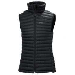 Damska ocieplana kurtka bez rękawów Helly Hansen Sirdal. Czarne kurtki Helly Hansen, bez wzorów, z puchu, bez kaptura. Za 546.00 zł.