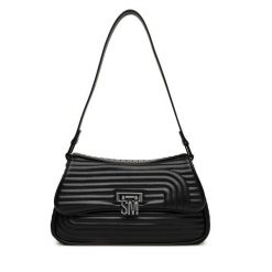 Torebka Steve Madden. Czarne torebki klasyczne Steve Madden, bez wzorów, klasyczne, bez dodatków. Za 399.99 zł.