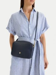 Beverly Hills Polo Club Torebka CEO-BHPC-L-005-09 Granatowy. Niebieskie listonoszki Beverly Hills Polo Club, bez wzorów, z materiału, bez dodatków. Za 139.99 zł.