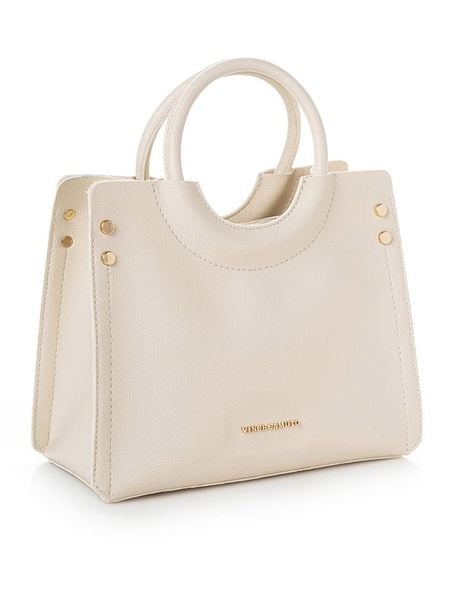 Vince Camuto Torebka "Perugia" w kolorze kremowym - 28 x 22 x 14 cm rozmiar: onesize. Brązowe torebki klasyczne Vince Camuto, bez wzorów, z materiału, przez ramię, bez dodatków. Za 121.99 zł.