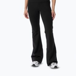 Legginsy treningowe damskie Cardio Bunny Flare. Czarne legginsy Cardio Bunny, bez wzorów, z elastanu. Za 189.99 zł.