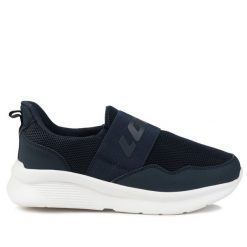 Buty damskie sportowe Lotto BUGASO. Białe buty treningowe Lotto, bez wzorów, z jeansu, bez zapięcia, trekkingowe. Za 139.00 zł.
