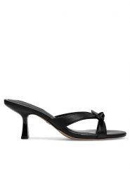 Nine West Klapki WFA2668-1 Czarny. Czarne klapki Nine West, bez wzorów, z syntetyku, bez obcasa, bez zapięcia. Za 229.99 zł.