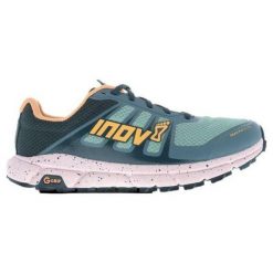 Buty trailowe damskie Inov-8 TrailFly G 270 V2. Zielone buty do biegania Inov-8, bez wzorów, bez zapięcia, do biegania. Za 402.99 zł.