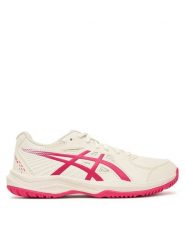 Asics Buty do tenisa Court Slide 4 1042A283 Szary. Szare buty treningowe ASICS, bez wzorów, ze skóry, bez zapięcia, tenisowe. Za 249.99 zł.