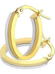 Revoni Złote kolczyki-kreole rozmiar: onesize. Żółte kolczyki Revoni, złote. Za 616.40 zł.