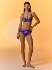 4F Dół od bikini damski - multikolor S. Brązowe bikini 4f, bez wzorów, z materiału, wakacyjne. Za 59.99 zł.