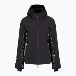 Kurtka narciarska damska EA7 Emporio Armani Ski Cortina Toray Fashion. Czarne kurtki narciarskie EA7 Emporio Armani, na zimę, l, bez wzorów, z materiału, bez kaptura, narciarskie, Dermizax. Za 1,989.00 zł.