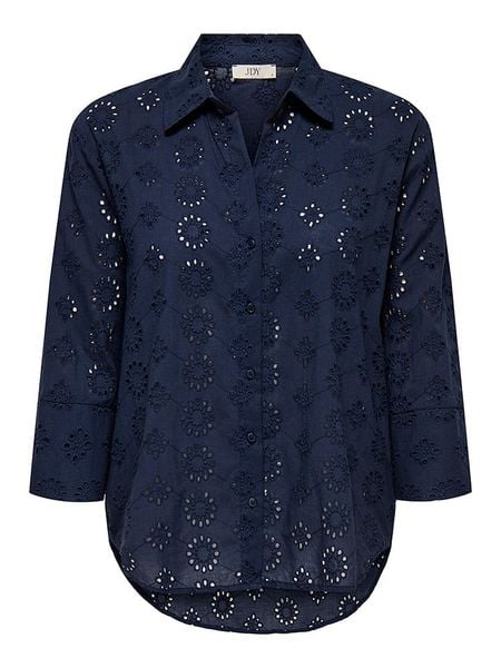 JDY Koszula w kolorze granatowym rozmiar: M. Niebieskie koszule JDY, m, bez wzorów, z bawełny, bez kołnierzyka, bez ramiączek. Za 100.99 zł.