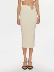 Patrizia Pepe Spódnica ołówkowa 2G0974/K021-W362 Écru Modern Slim Fit. Spódnice Patrizia Pepe, bez wzorów, z wiskozy, ołówkowe. Za 1,349.00 zł.
