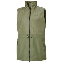 Damska kurtka bez rękawów Helly Hansen Essence Spring. Zielone kurtki Helly Hansen, na lato, bez wzorów, bez kaptura. Za 425.50 zł.