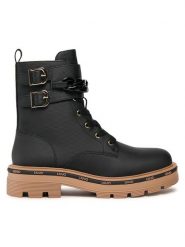 Liu Jo Trapery Taylor 625 4F3715 EX014 Czarny. Czarne traperki Liu Jo, bez wzorów, ze skóry, bez obcasa, bez zapięcia. Za 1,269.00 zł.