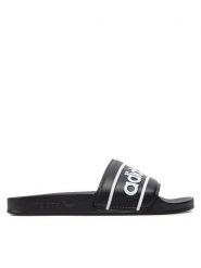 Adidas Klapki Adilette ID5797 Czarny. Czarne klapki adidas, bez wzorów, z tworzywa sztucznego, sportowe, bez obcasa, bez zapięcia. Za 149.99 zł.