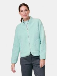 Gerry Weber Kurtka polarowa w kolorze miętowym rozmiar: 44. Niebieskie kurtki Gerry Weber, bez wzorów, z polaru, bez kaptura. Za 190.06 zł.