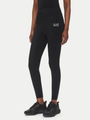 EA7 Emporio Armani Legginsy 7W000232 AF12625 UC001 Czarny Slim Fit. Czarne legginsy EA7 Emporio Armani, bez wzorów, z syntetyku. Za 219.99 zł.