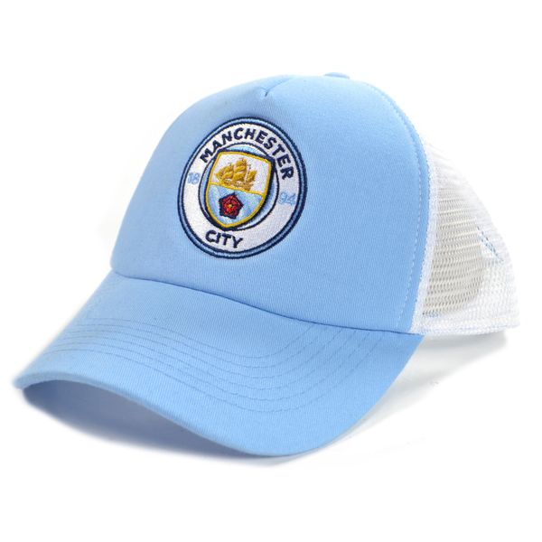 Czapka Manchester City licencjonowana. Niebieskie czapki z daszkiem MANCHESTER CITY, bez wzorów. Za 92.00 zł.