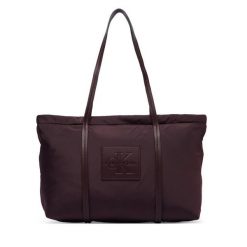 Torebka Calvin Klein. Czerwone shopper bag Calvin Klein, bez wzorów, bez dodatków. Za 449.99 zł.
