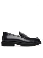 BOSS Mokasyny Penny 50548761 Czarny. Czarne mokasyny Boss, bez wzorów, ze skóry. Za 629.99 zł.