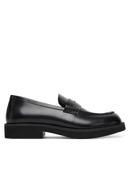 BOSS Mokasyny Penny 50548761 Czarny. Czarne mokasyny Boss, bez wzorów, ze skóry. Za 629.99 zł.