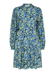 SELECTED FEMME Sukienka "Jana" w kolorze błękitnym rozmiar: 40. Niebieskie sukienki Selected Femme, bez wzorów, z wiskozy, bez kołnierzyka, bez ramiączek, midi. Za 118.84 zł.