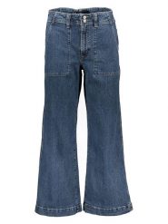 GAP Dżinsy - Comfort fit - w kolorze granatowym rozmiar: W27. Niebieskie jeansy GAP, bez wzorów, z podwyższonym stanem. Za 110.29 zł.