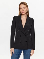 Liu Jo Marynarka MF3113 T7896 Czarny Regular Fit. Czarne marynarki i żakiety Liu Jo, bez wzorów, z syntetyku, bez ramiączek. Za 699.99 zł.