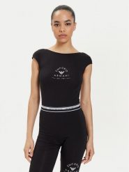 Emporio Armani Underwear Body 164798 4R227 00020 Czarny Slim Fit. Czarne body i gorsety Emporio Armani Underwear, bez wzorów, z bawełny, bez ramiączek. Za 189.99 zł.