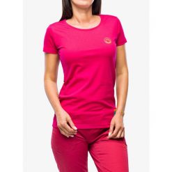 Koszulka bawełniana damska La Sportiva Climbing on the Moon T-Shirt. Czerwone t-shirty sportowe La Sportiva, bez wzorów, z bawełny, bez ramiączek. Za 156.99 zł.