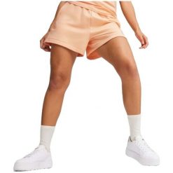 Szorty damskie Puma Ess+ Summr. Brązowe szorty Puma, bez wzorów. Za 148.95 zł.