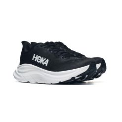 Damskie buty sportowe Hoka W CLIFTON 11 1176573-BWHT. Czarne buty do biegania HOKA, bez wzorów, z gumy, bez zapięcia, do biegania. Za 736.64 zł.