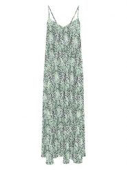 ONLY Sukienka w kolorze turkusowo-czarnym rozmiar: M. Czarne sukienki ONLY, m, bez wzorów, bez kołnierzyka, bez ramiączek, maxi. Za 100.52 zł.