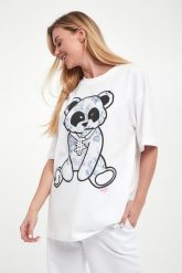 T-shirt damski z nadrukiem TWINSET. T-shirty Twinset Milano, m, bez wzorów, bez kołnierzyka, bez ramiączek. W wyprzedaży za 391.20 zł.