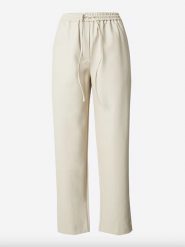 LeGer Spodnie "Caryl" w kolorze kremowym rozmiar: 44. Brązowe spodnie materiałowe LeGer, bez wzorów, z materiału. Za 157.35 zł.