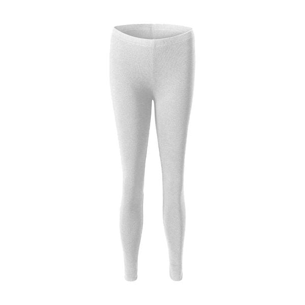 Damskie Legginsy Balance. Białe legginsy ALDER, bez wzorów, z bawełny. Za 73.99 zł.