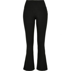 Legginsy damskie Urban Classics organic interlock bootcut. Czarne legginsy Urban Classics, bez wzorów, z bawełny, eleganckie. Za 107.25 zł.