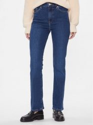 Tommy Hilfiger Jeansy WW0WW40649 Granatowy Bootcut Fit. Niebieskie jeansy Tommy Hilfiger, bez wzorów, z bawełny. Za 239.99 zł.