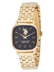 U.S. Polo Assn. Zegarek kwarcowy w kolorze złoto-czarnym rozmiar: onesize. Czarne, analogowe zegarki U.S. Polo Assn., metalowe. Za 349.73 zł.