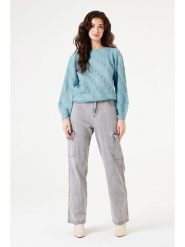 Garcia Sweter w kolorze turkusowym rozmiar: XL. Niebieskie swetry Garcia, xl, bez wzorów, z wełny, bez ramiączek. Za 278.66 zł.