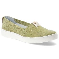 Zielone Półbuty Armodo Modne Obuwie Damskie. Zielone półbuty wsuwane Armodo, na wiosnę, bez wzorów, eleganckie, bez obcasa, na płaskiej podeszwie. Za 263.99 zł.