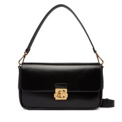 Torebka Coccinelle. Czarne torebki klasyczne Coccinelle, bez wzorów, klasyczne, bez dodatków. Za 1,559.00 zł.