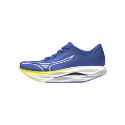 Buty do biegania Mizuno Wave Rebellion Flash 3. Niebieskie buty do biegania Mizuno, bez wzorów, bez zapięcia, do biegania, mizuno wave. Za 749.99 zł.
